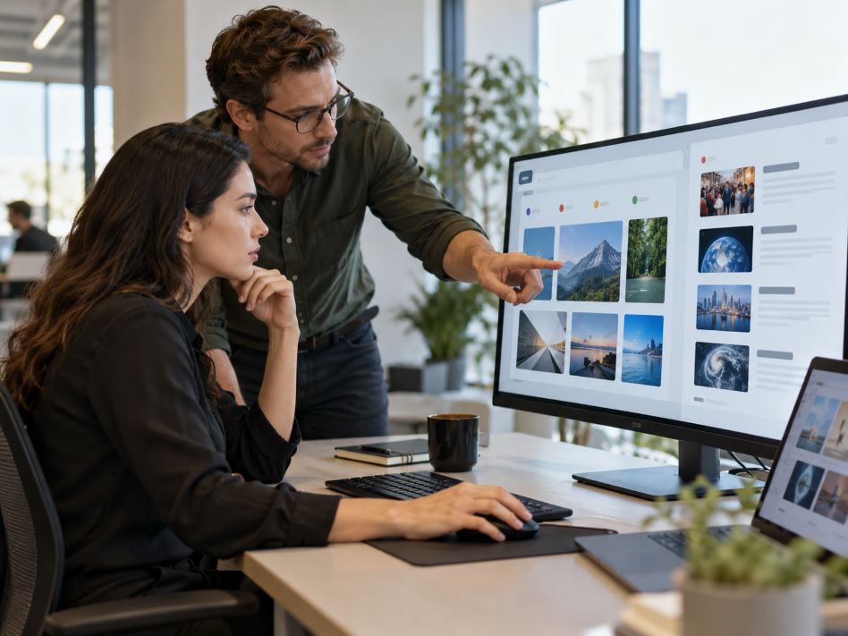 reviewing a digital information platform